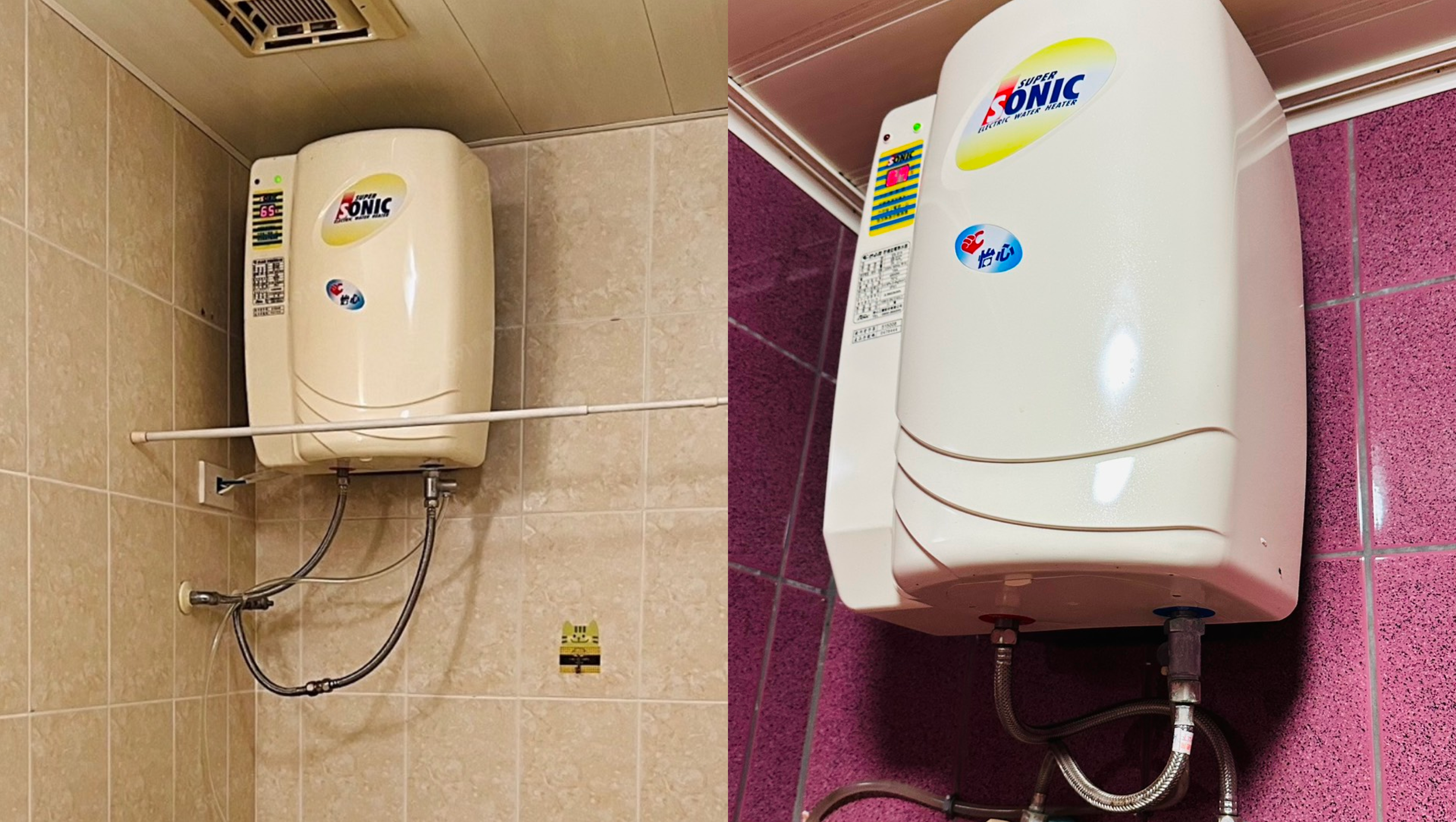 3 台熱水器照顧全家 6 人!兩層樓透天的洗澡舒適最佳方案